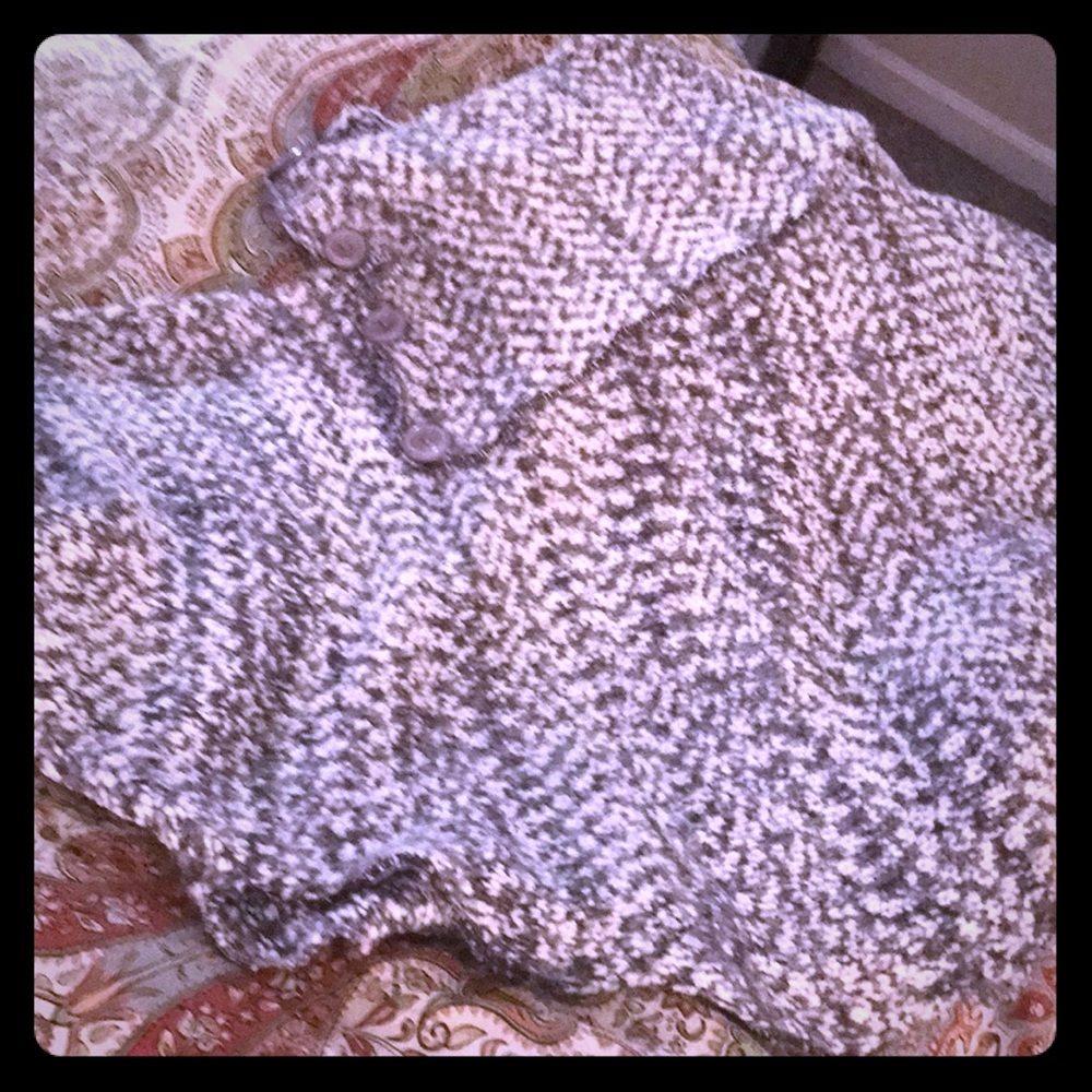 Sweater poncho